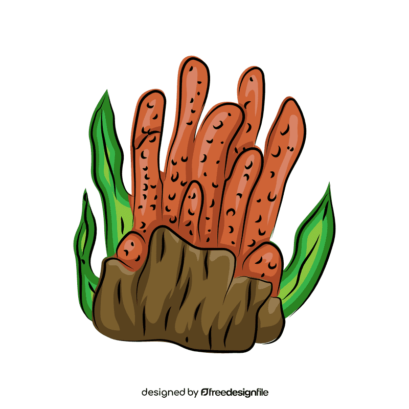 Coral reef Pillar clipart
