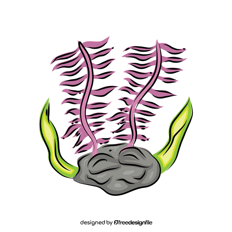 Coral reef Seapen clipart