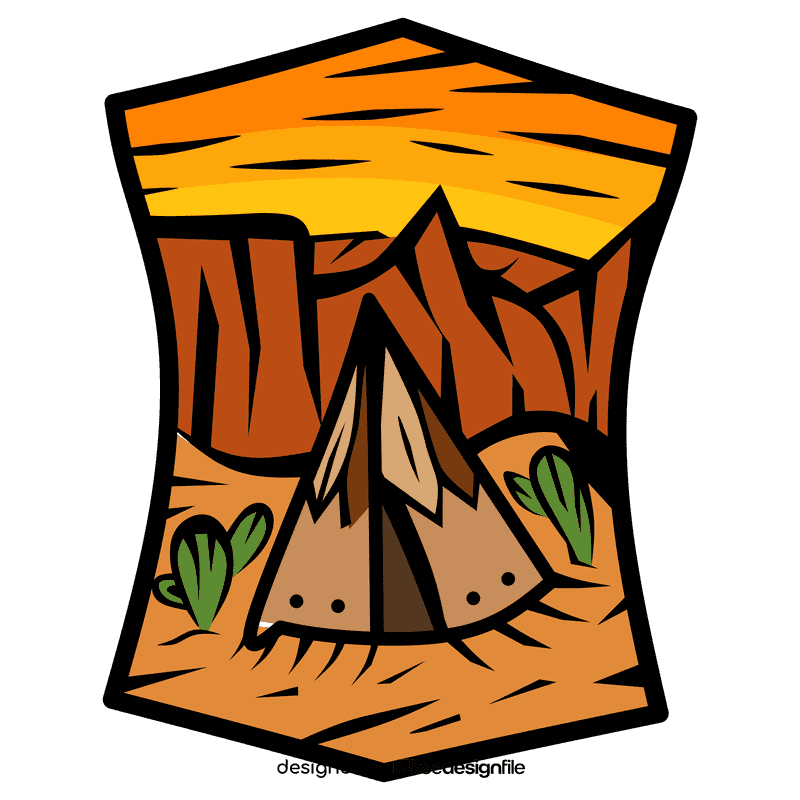 Desert indian clipart