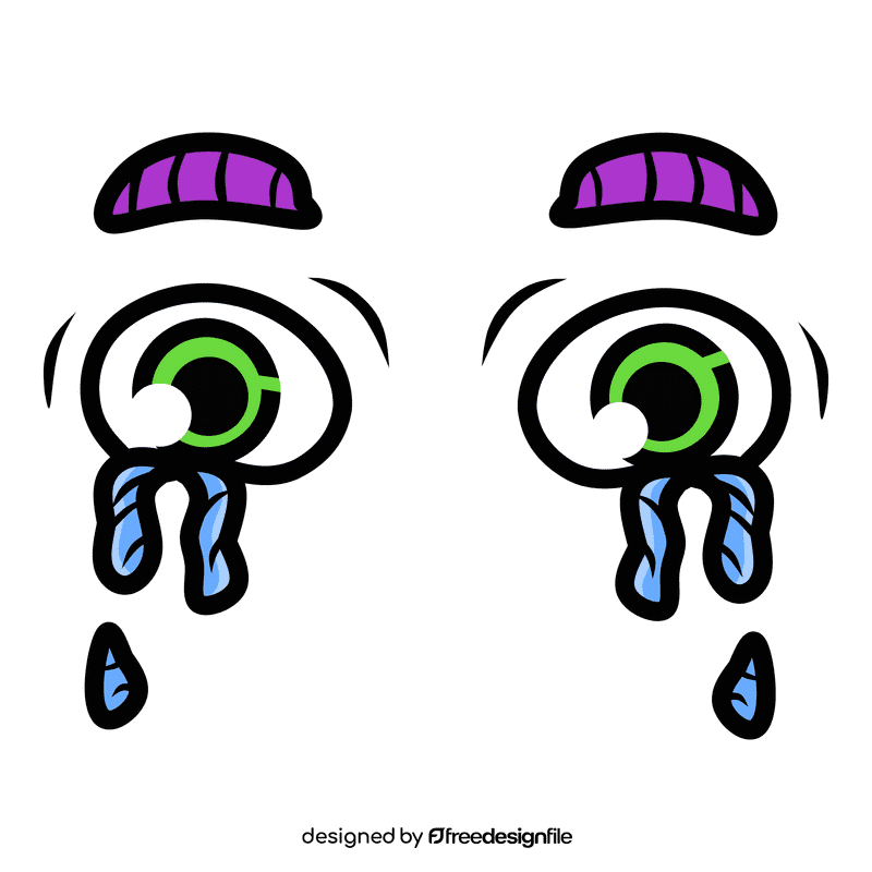Eyes Cartoon Cry clipart