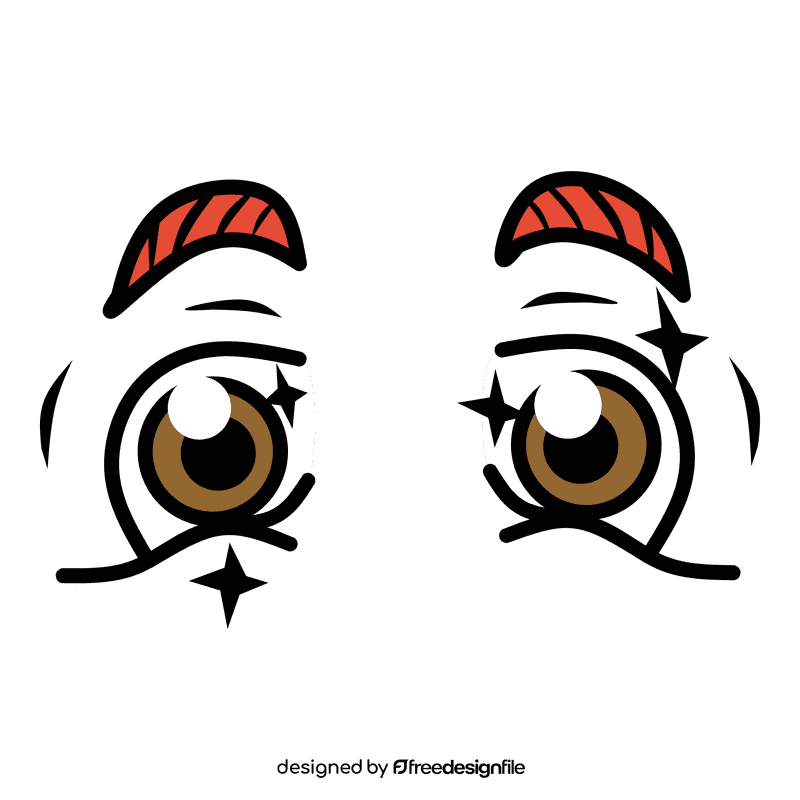 Eyes Cartoon Hype clipart
