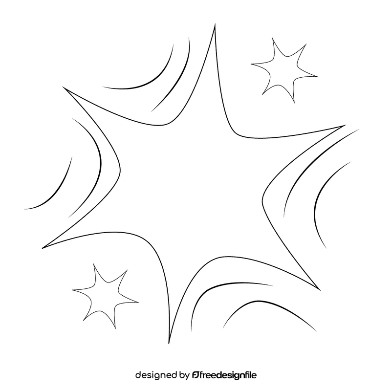 Glitter magenta black and white clipart