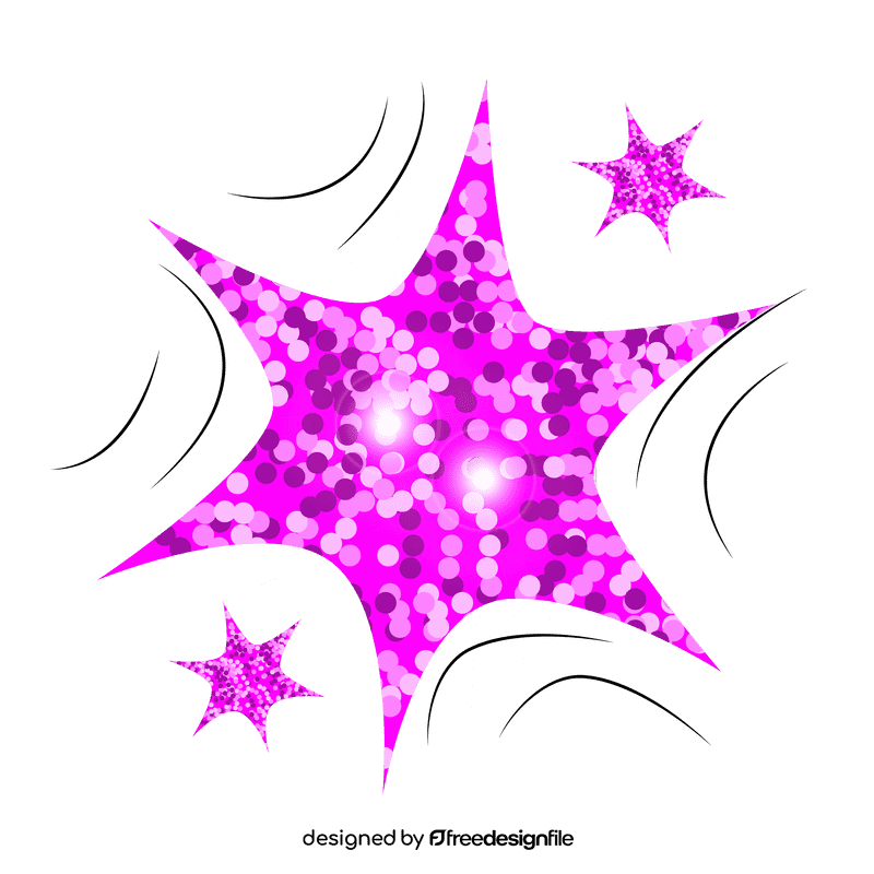 Glitter magenta clipart
