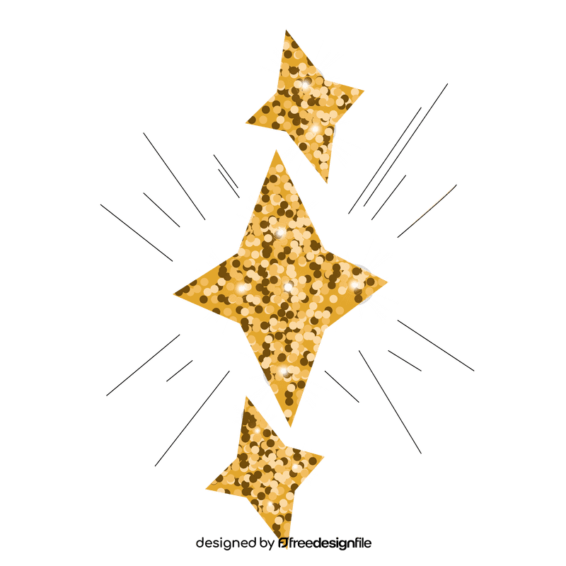 Glitter orange clipart