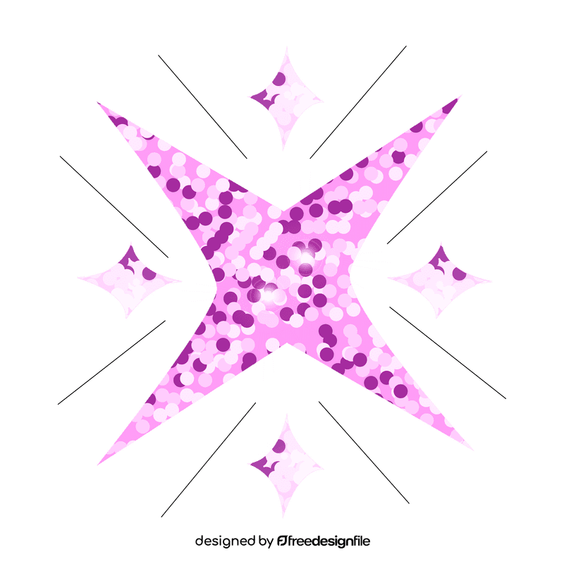 Glitter pink clipart