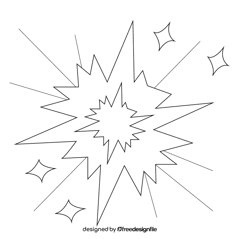Glitter red black and white clipart