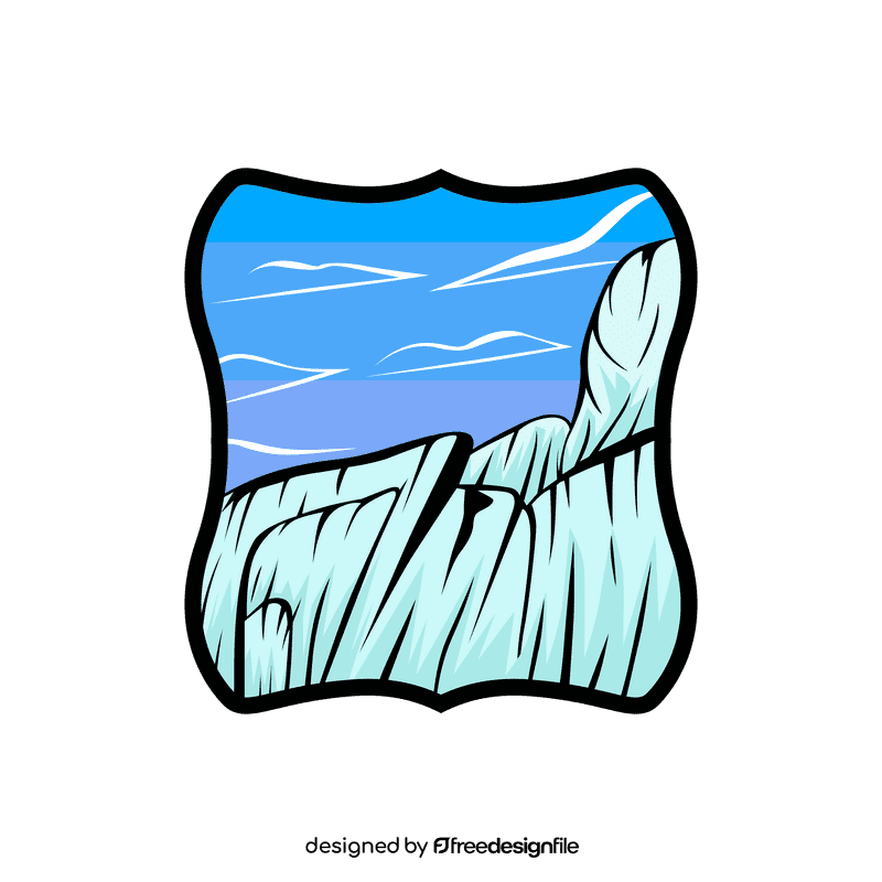 Horizon Ice Hill clipart