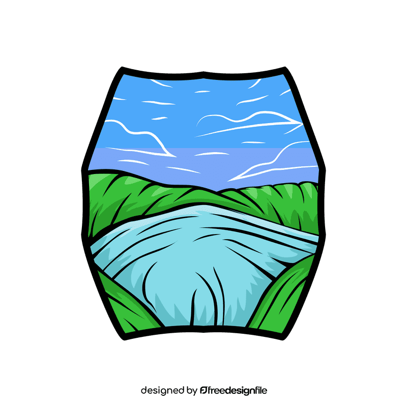 Horizon Lake clipart