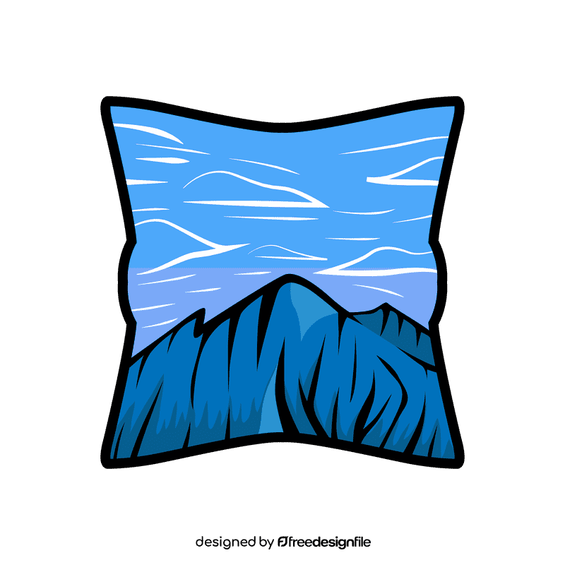 Horizon Mountain clipart