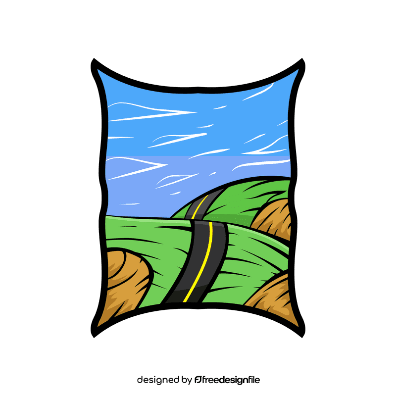Horizon Roadway clipart
