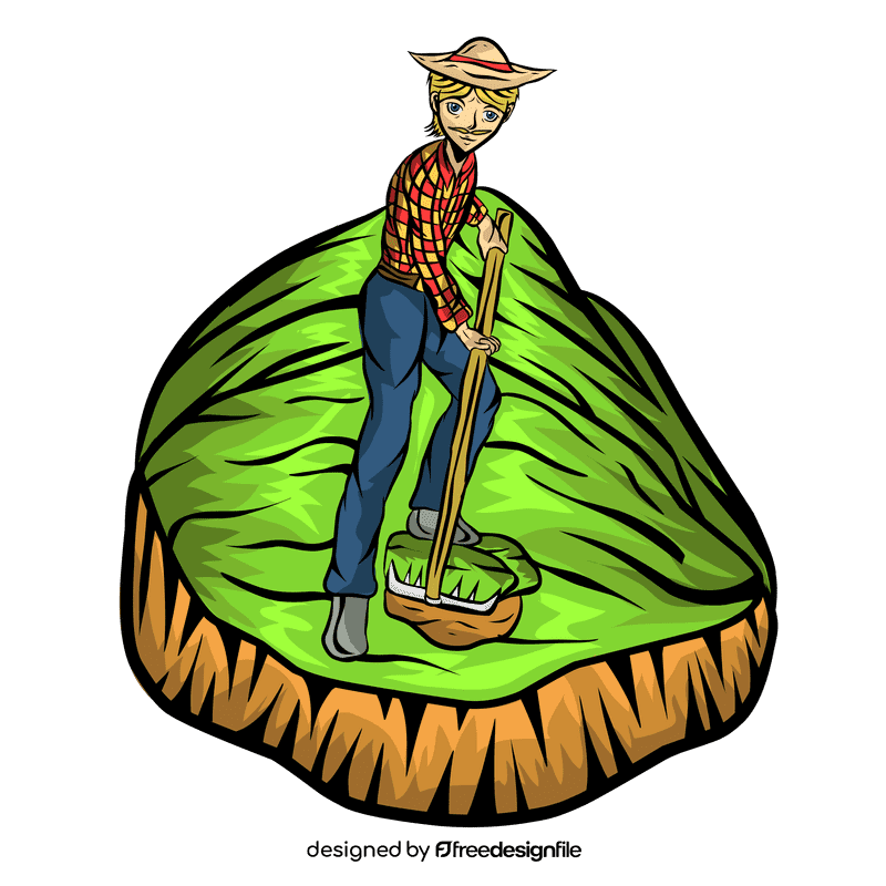 Meadow Farmer clipart