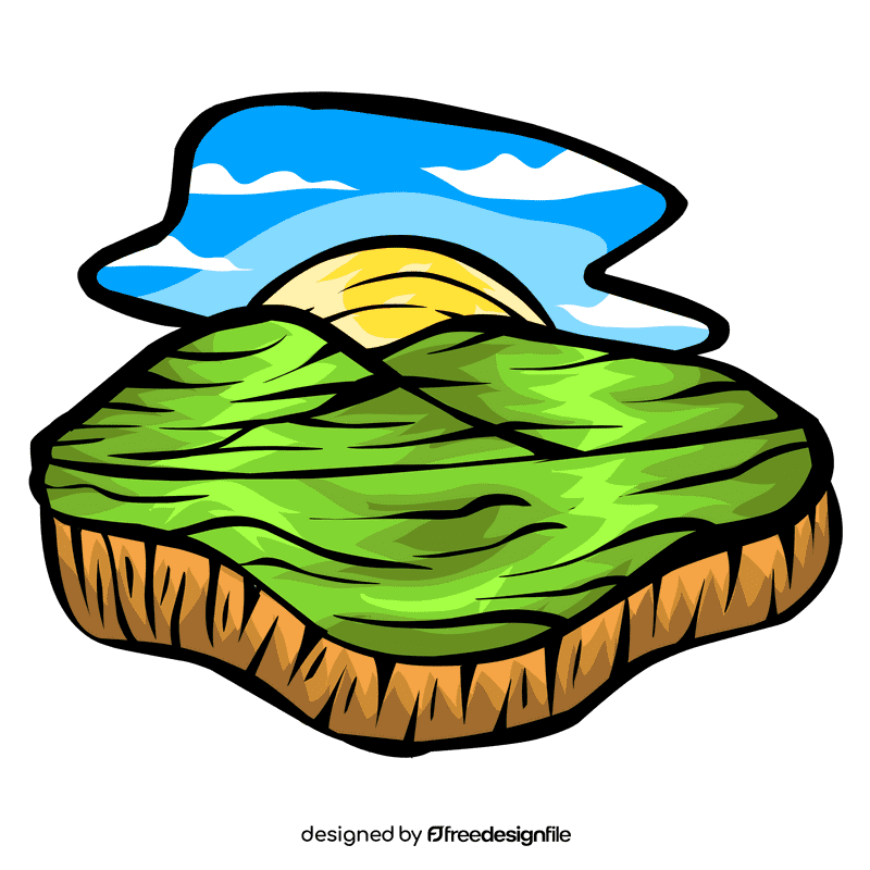 Meadow Sunrise clipart