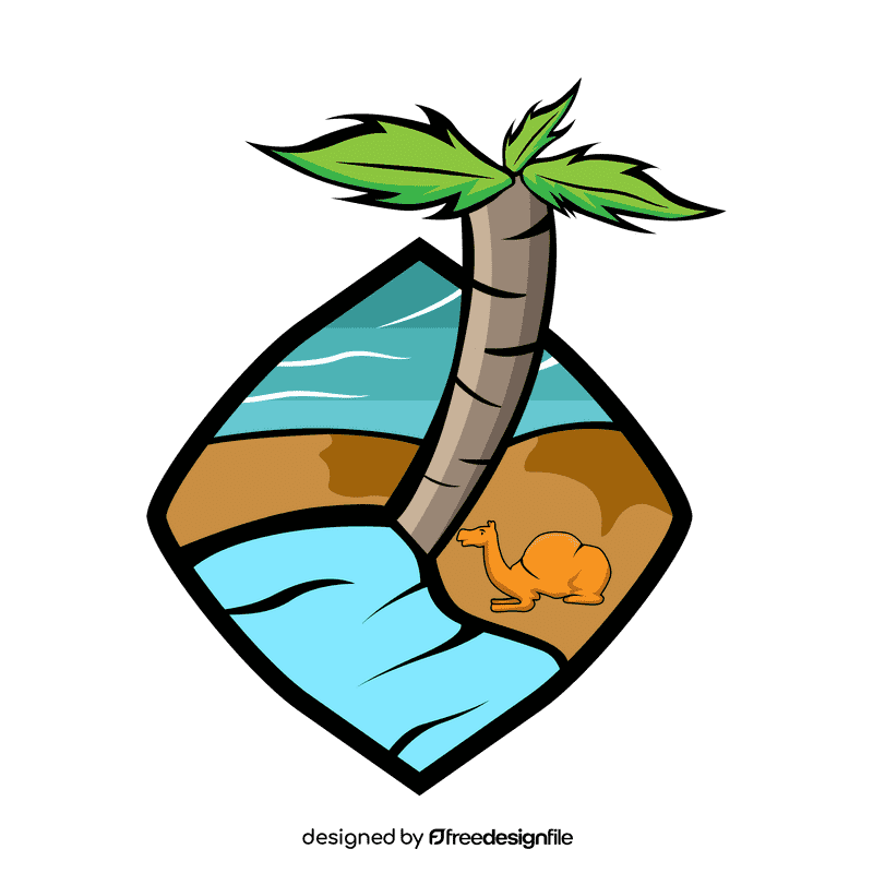 Oasis Camels clipart