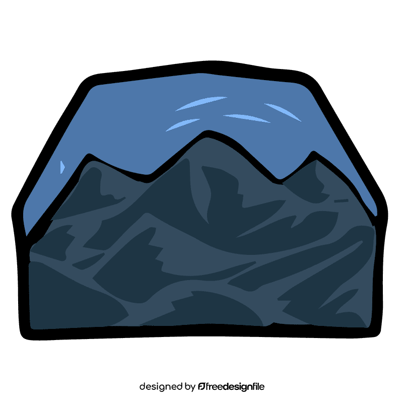 Rocky mountain fall star clipart