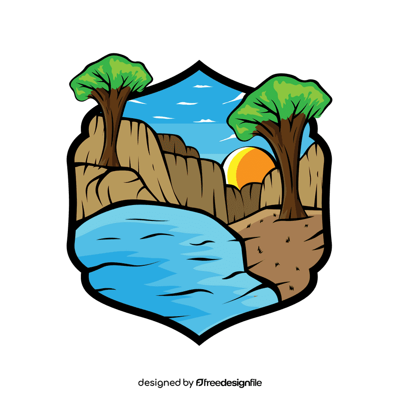 Savana River clipart