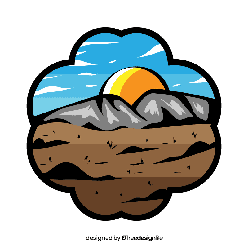 Savana Sunset clipart