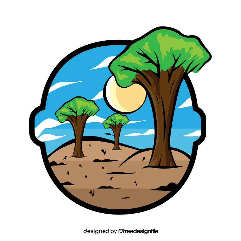 Savana Trees clipart