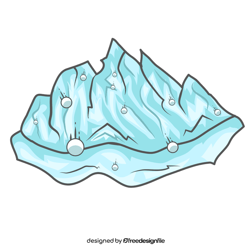 Snowy Mountain Snowball clipart