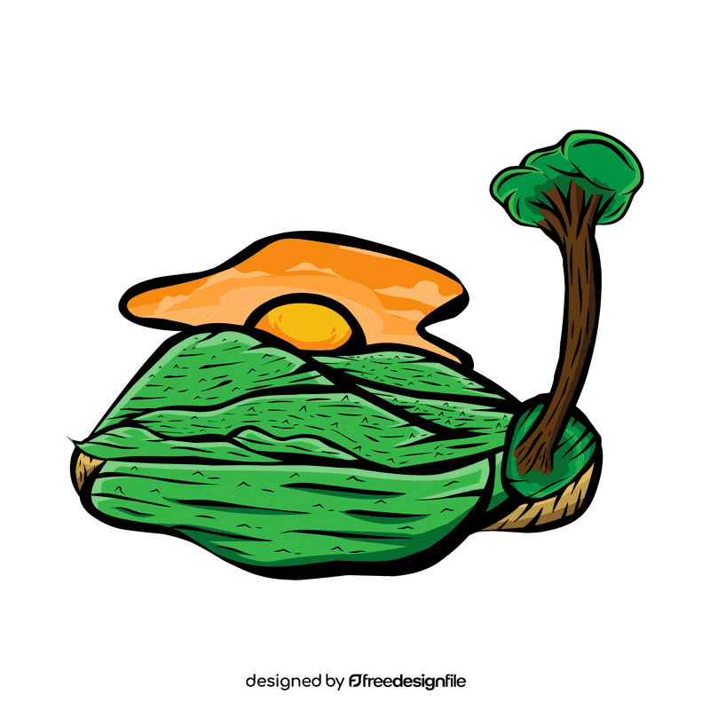 Sunset Grassland clipart