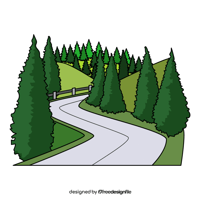 Yellowstone Dunraven Pass clipart