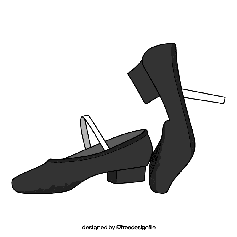 Ballet Shoes Low Heels clipart