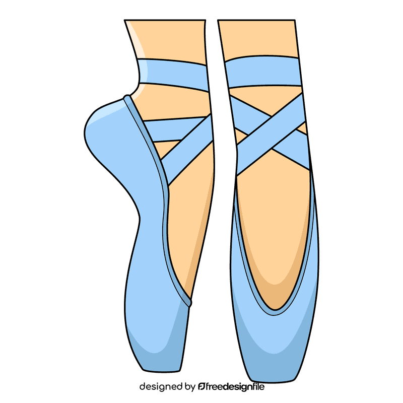 Ballet Shoes Pointe clipart