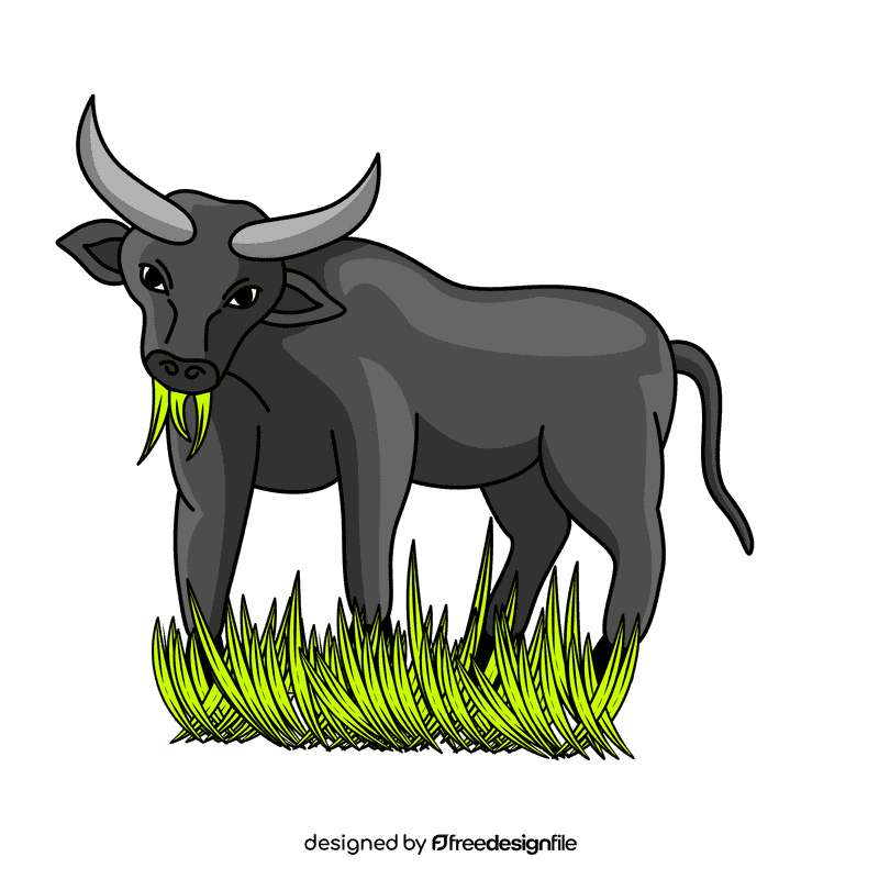 Bull Eat clipart