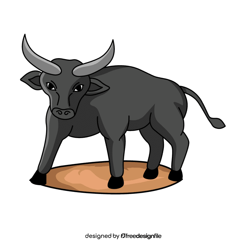 Bull In Arena clipart