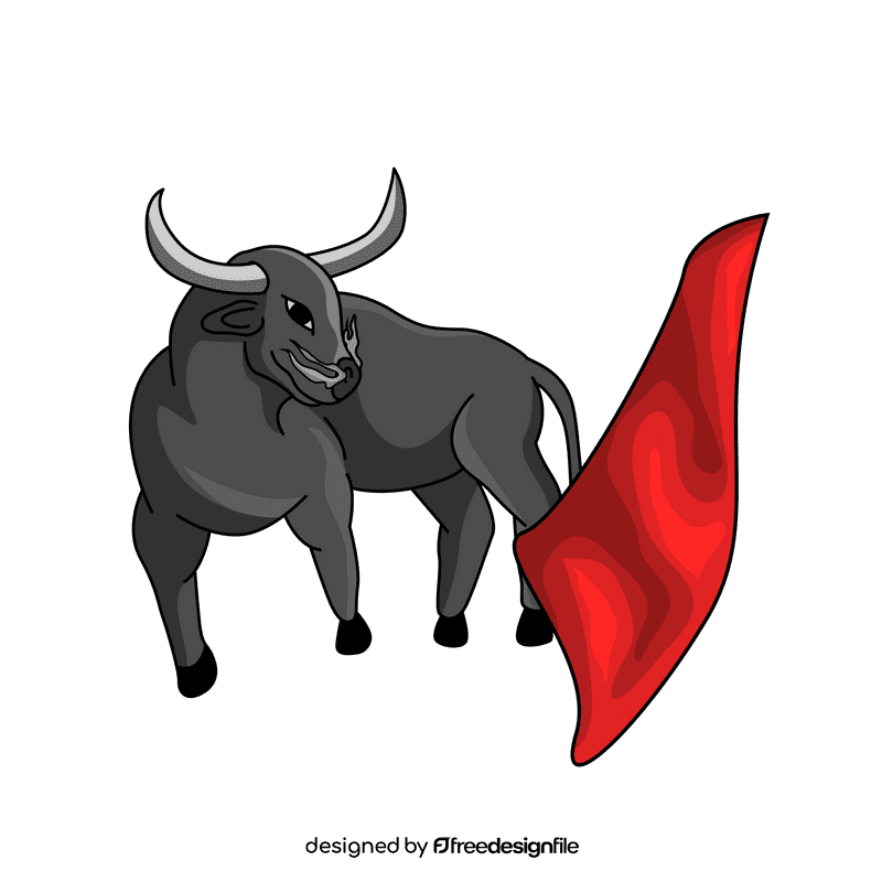 Bull Matador clipart