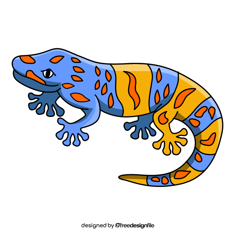 Gecko spotted clipart