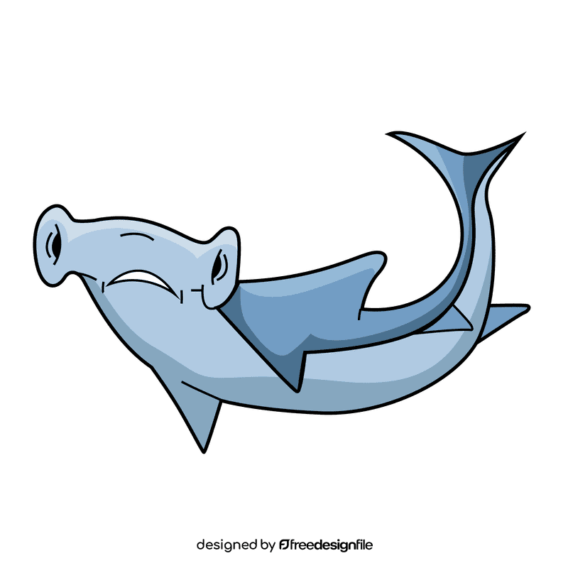 Hammerhead shark clipart
