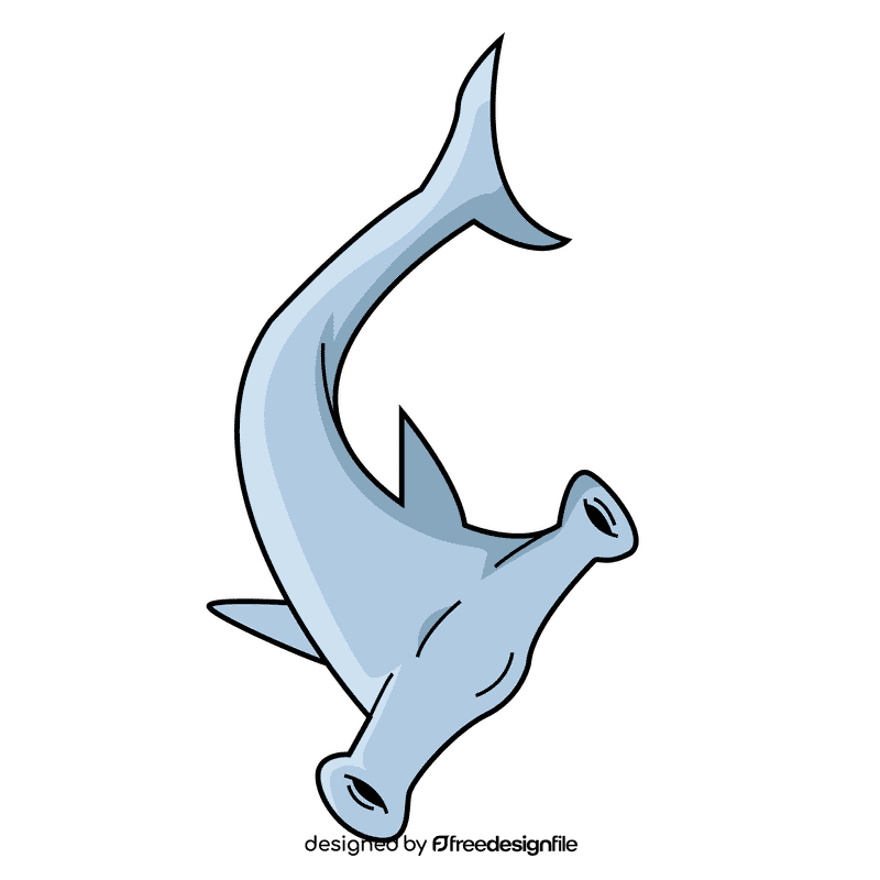 Hammerhead shark clipart