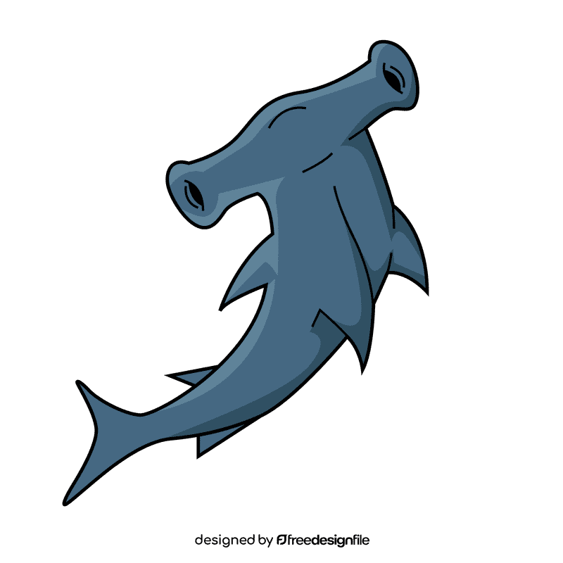 Hammerhead shark clipart