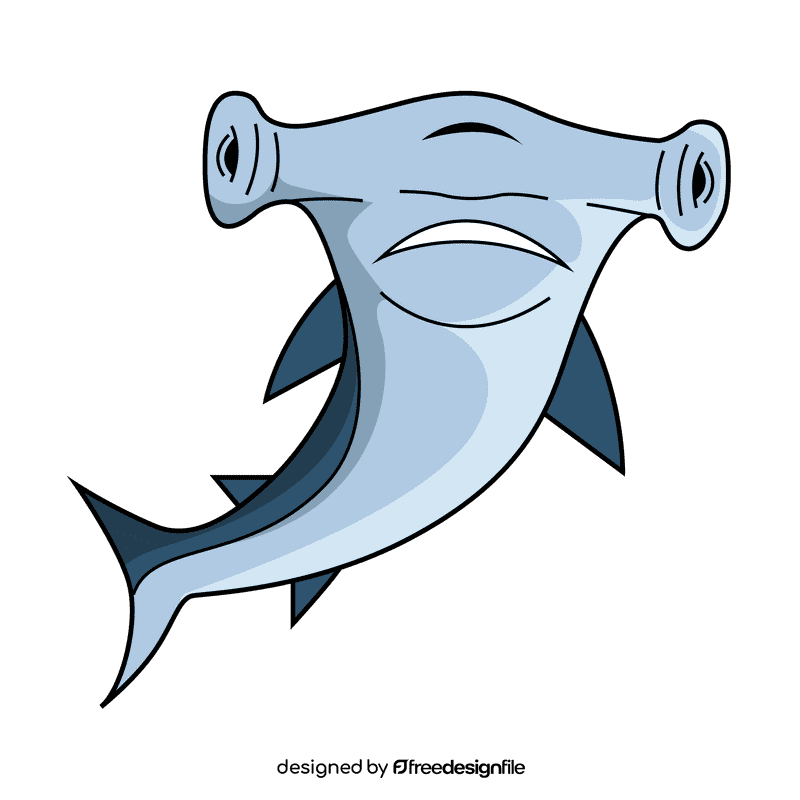 Hammerhead shark clipart