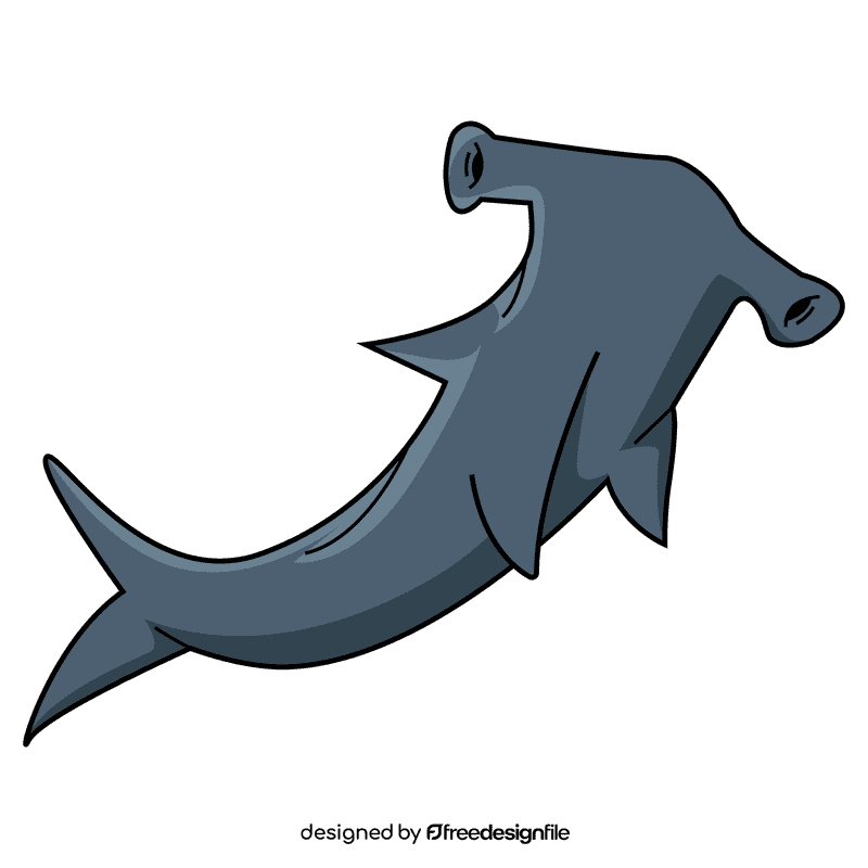 Hammerhead shark clipart
