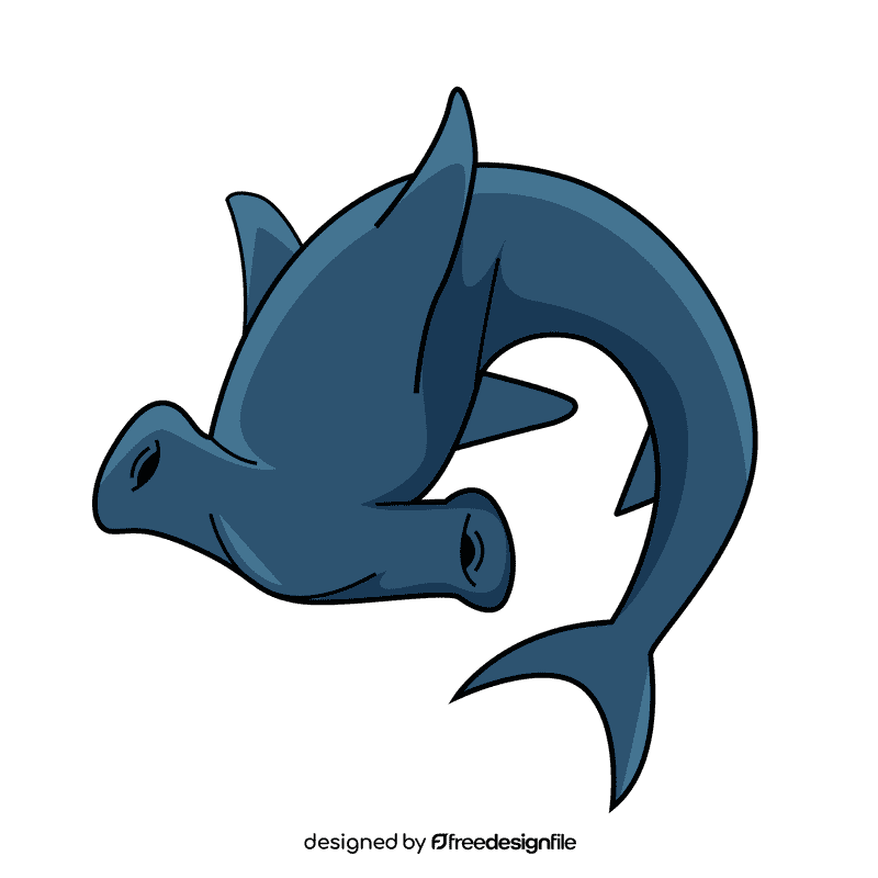 Hammerhead shark clipart