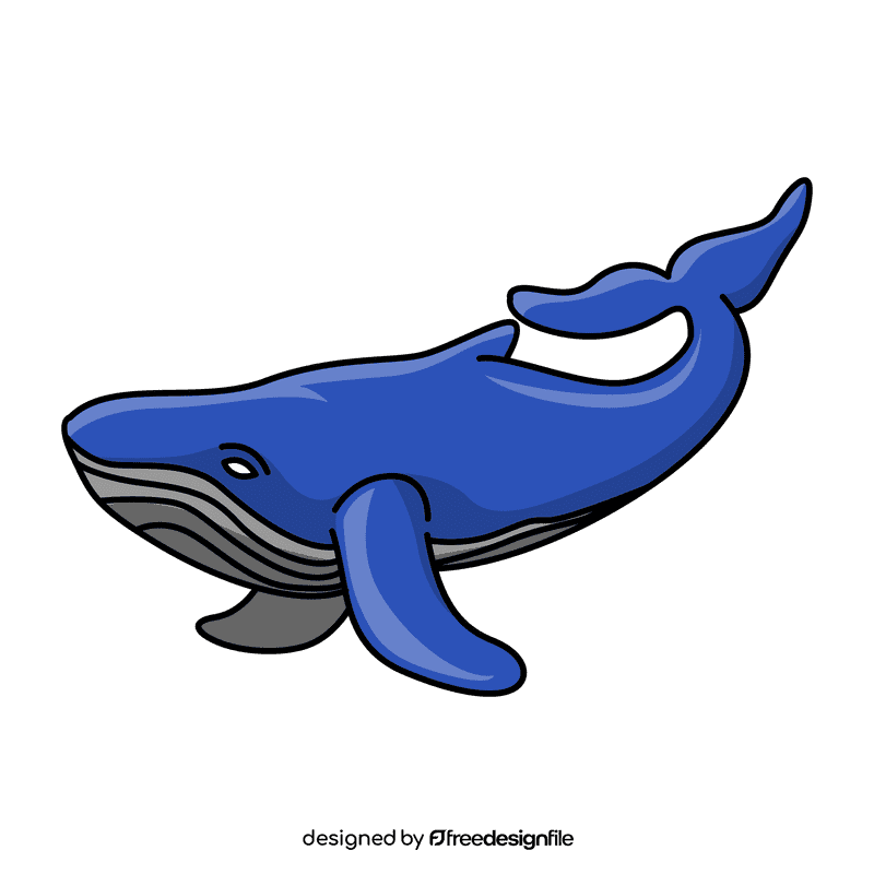 Humpback whale snaking clipart