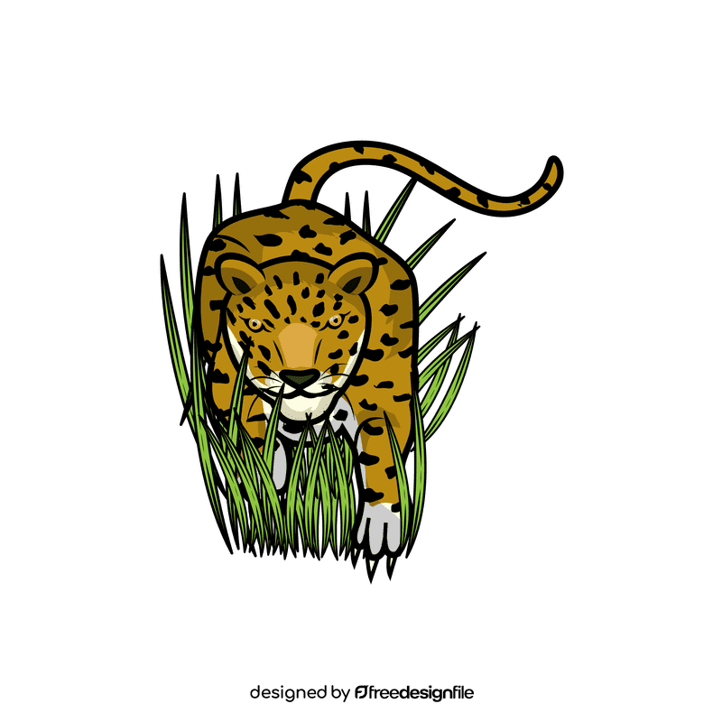 Leopard Stalk clipart