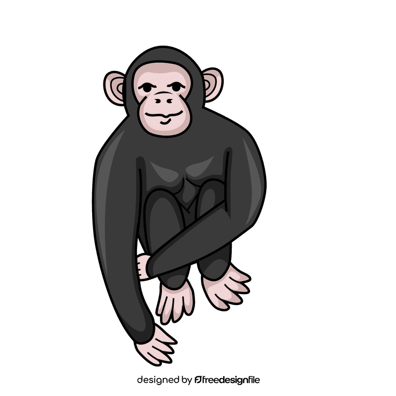 Chimpanzee clipart