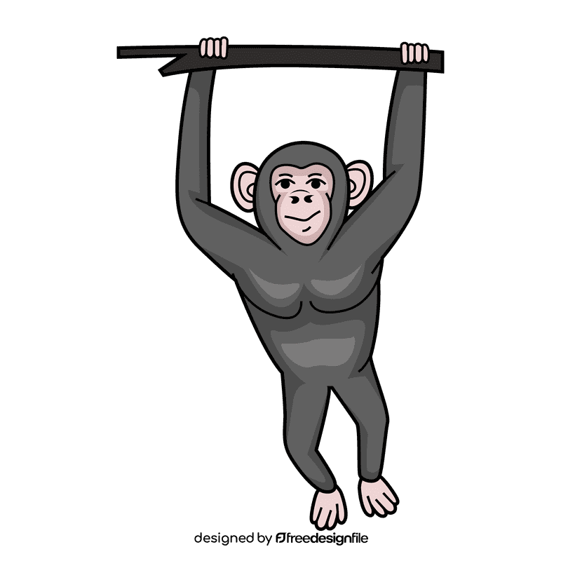 Chimpanzee clipart