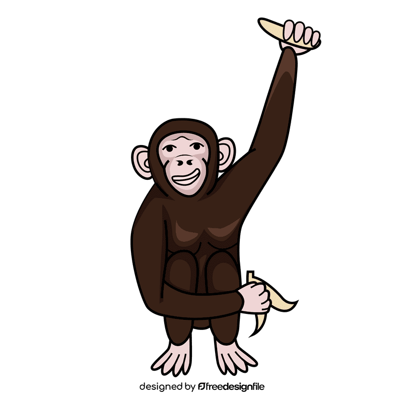 Chimpanzee clipart