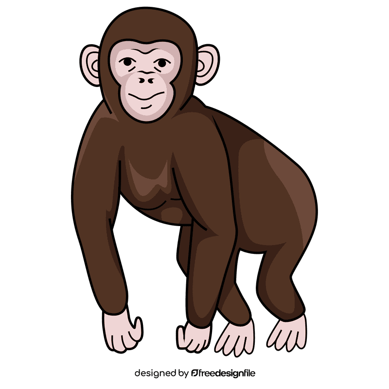 Chimpanzee clipart