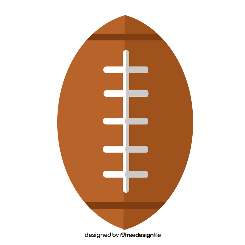 American football ball clipart