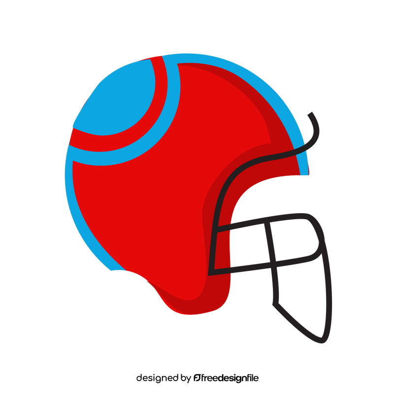 American football helmet clipart