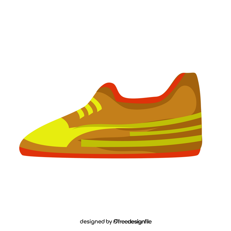 American football shoes clipart