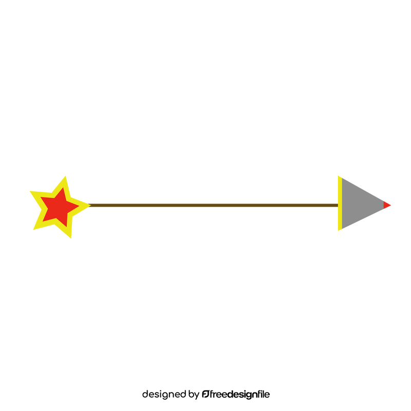 Archery arrow clipart