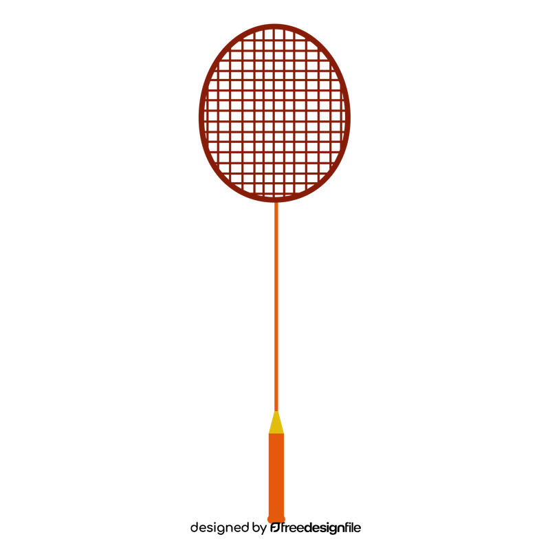 Badminton racket clipart