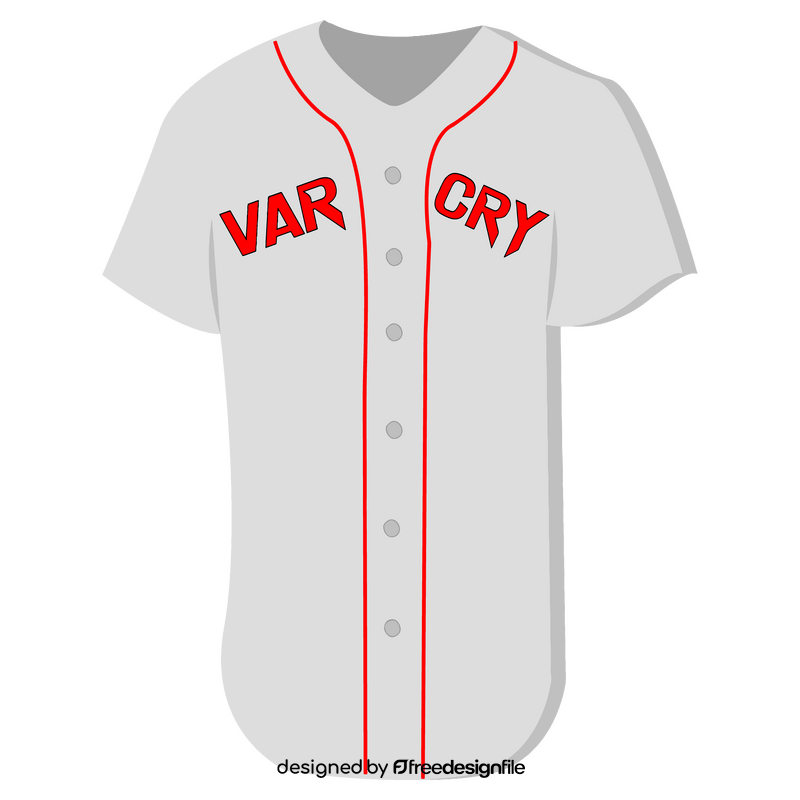 Baseball uniform clipart