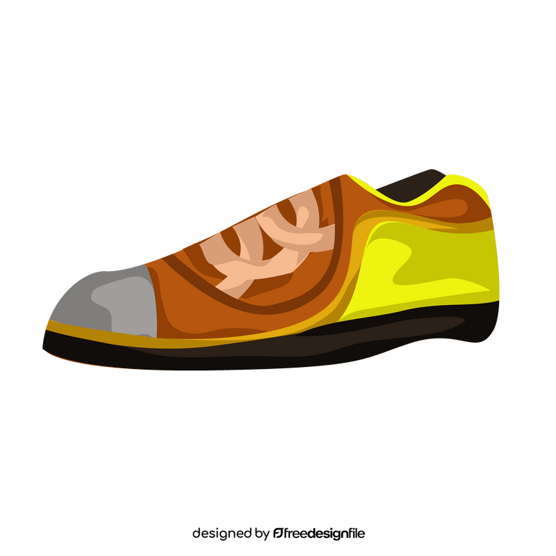 Bowling shoes clipart