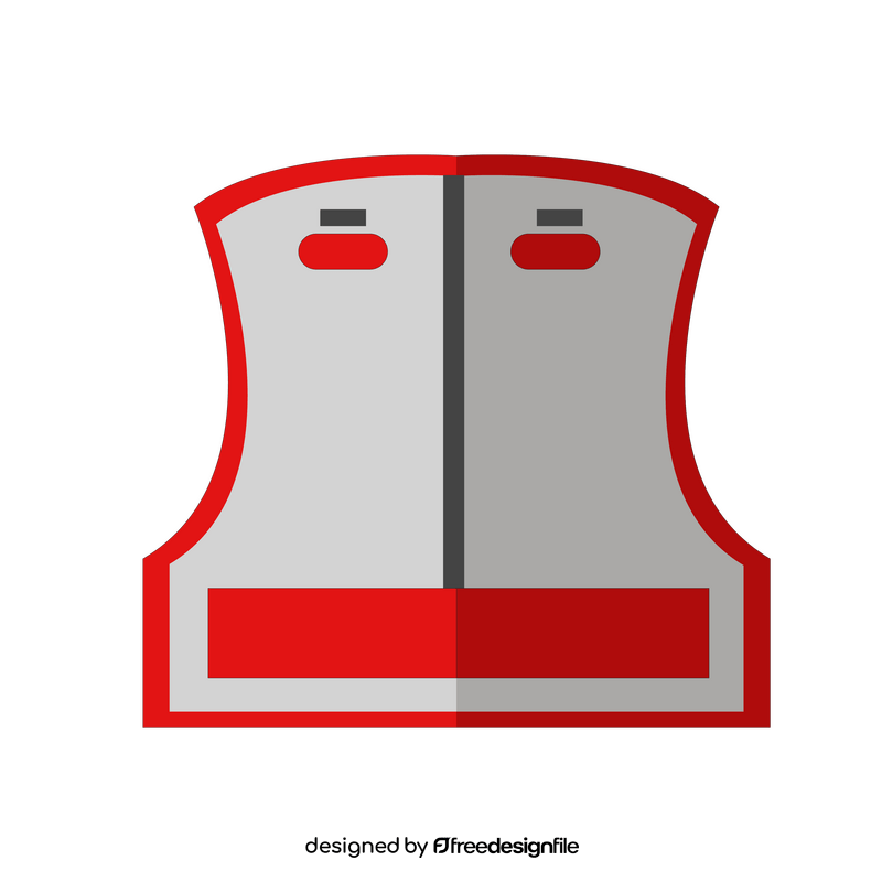 Fencing chest protector clipart